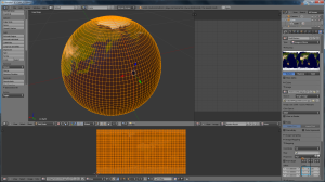Completed UV mapping.